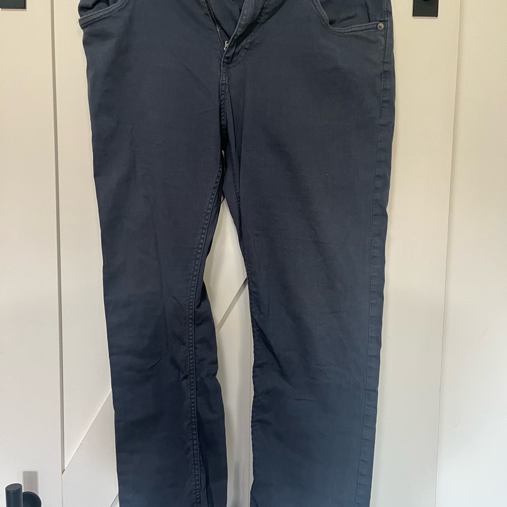 Calvin Klein Charcoal Straight Leg Gray Pants 34x30